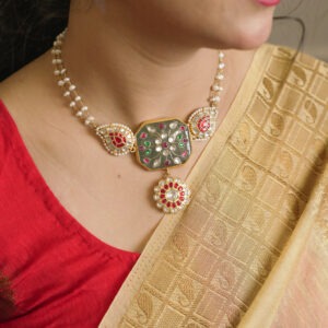 Elegant Sterling 925 Silver Fusion Necklace.
