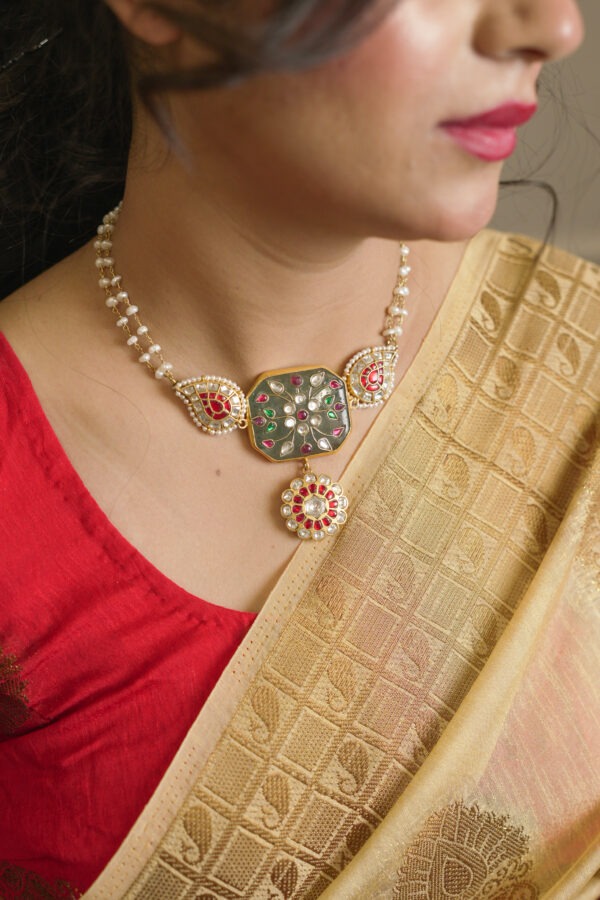 Elegant Sterling 925 Silver Fusion Necklace.