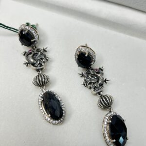 Exquisite 925 Silver Fusion Earrings.