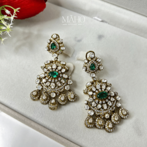 925 Silver Moissanite Earrings