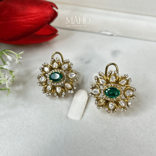 925 Silver Moissanite Earring