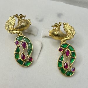 Gold Plated 925 Silver fusion Earring