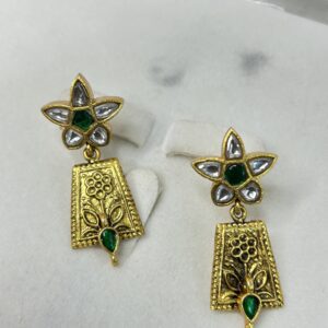 Gold Plated 925 Silver Fusion Earring.