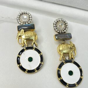 Gold Plated 925 Silver Fusion Earring
