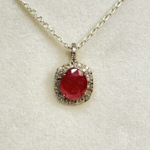 Natural gemstone pendant