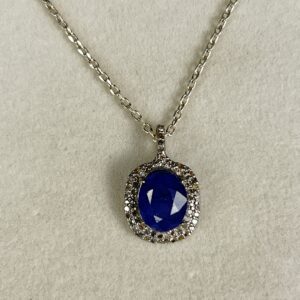 Natural gemstone pendant.
