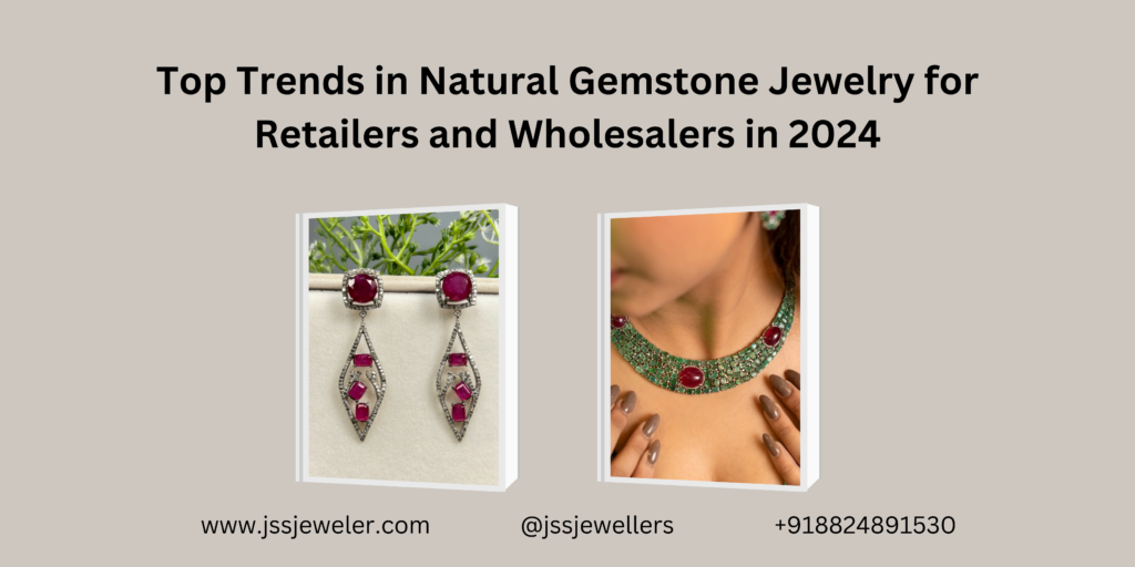 Image of ruby jewelry: earrings and necklace Image of two ruby jewelry pieces: a pair of earrings and a necklace.