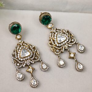925 Silver Moissanite Earring
