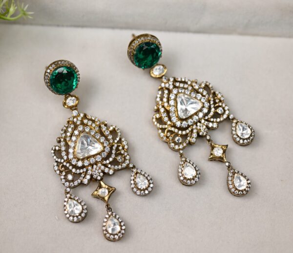 925 Silver Moissanite Earring