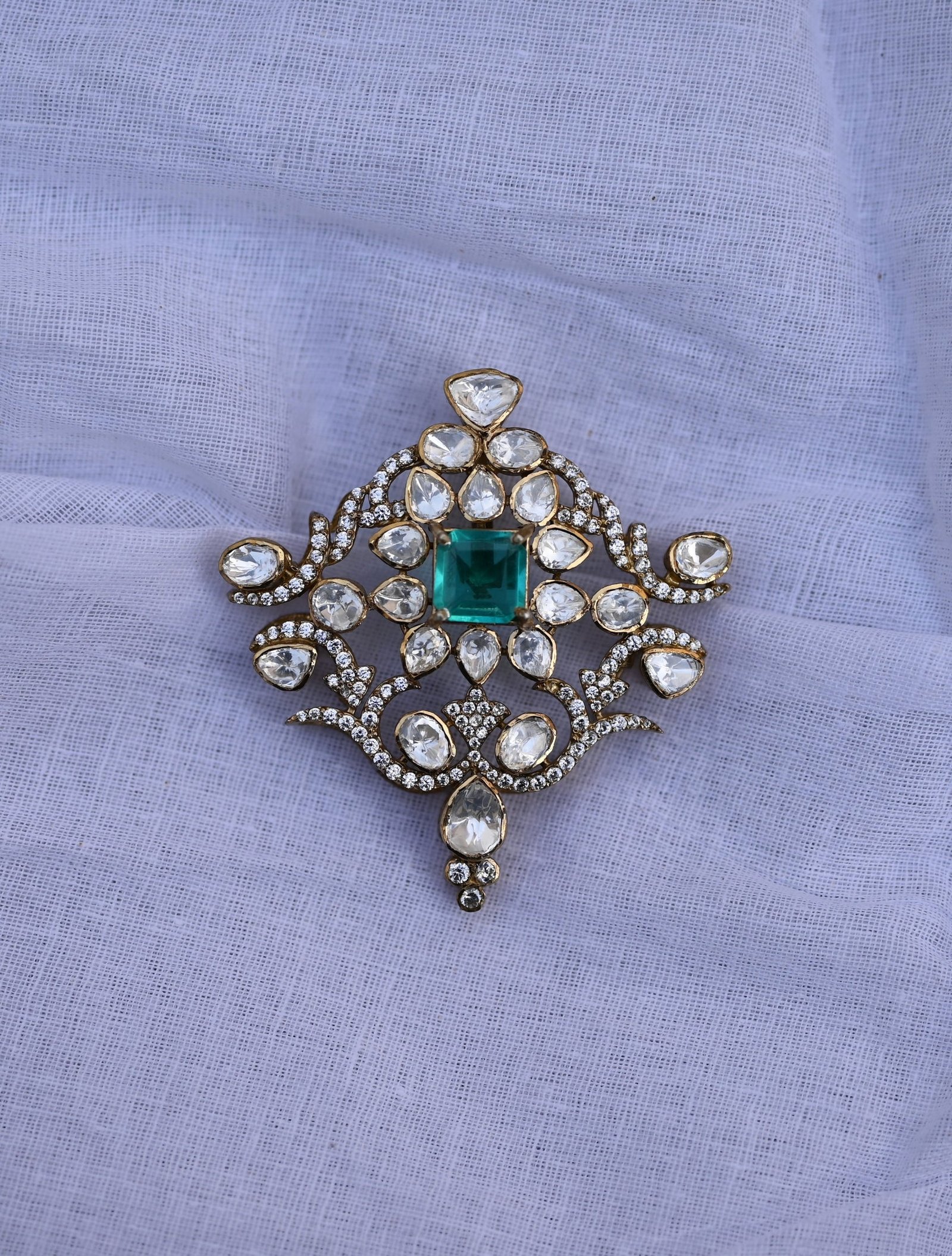 925 Silver Moissanite Pendant